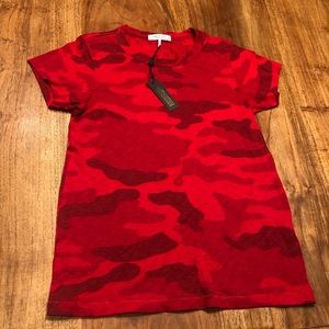 Rag and Bone red camo tee